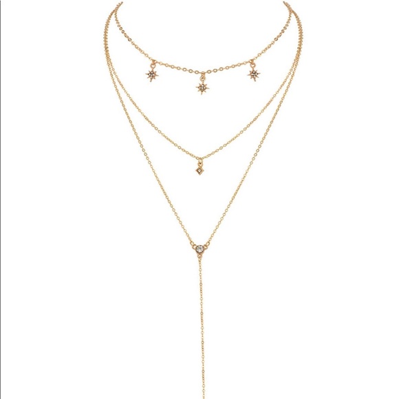 1 left! Stunning Layered Necklace - Picture 2 of 2